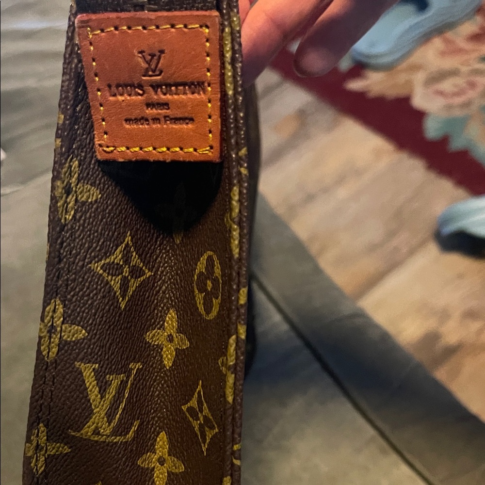 Louis Vuitton Monogram Toiletry Bag in Brown and Gold - Picture 8 of 8